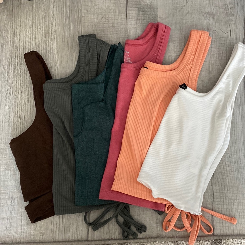 6 Tank/Crop Tops For $30